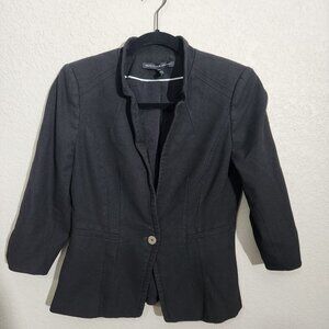 White House Black Market Blazer Jacket Size 4 Black